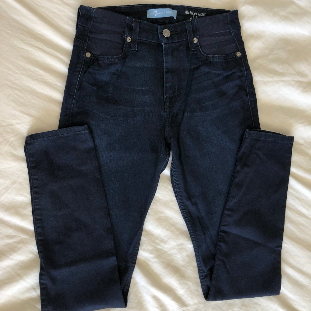 7 for All Mankind Skinny High Waist Maternity Jean